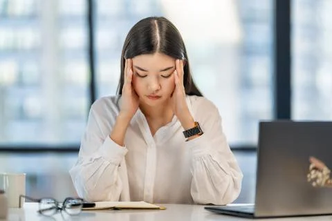 Working on laptop Stock Photos