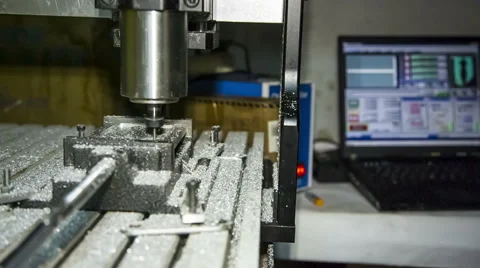 Working Lathe At Workshop Stock-Footage 41604814