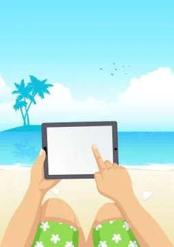 Working With Leisure Stock Illustration