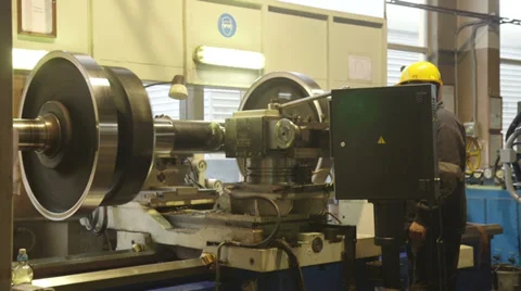 Working on machine Stock-Footage 33402727