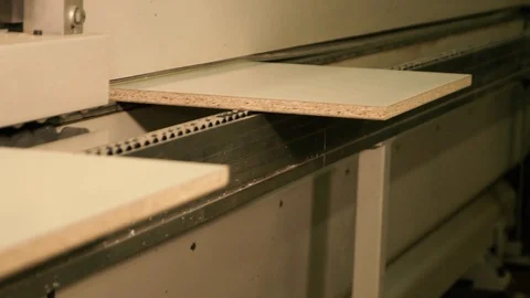 Working machine. Wood production. Preparing for the closet 動画素材 125447278