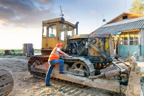 Working man in uniform Stock Photos