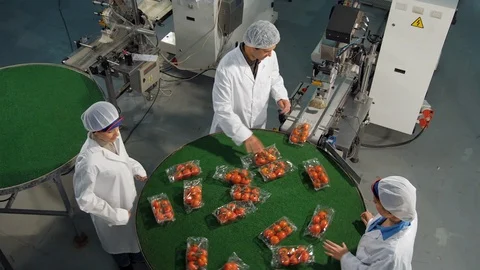 Working, Manual Worker, Manufacturing Occupation, Protective Workwear, Indoors, Stock Footage 94011453