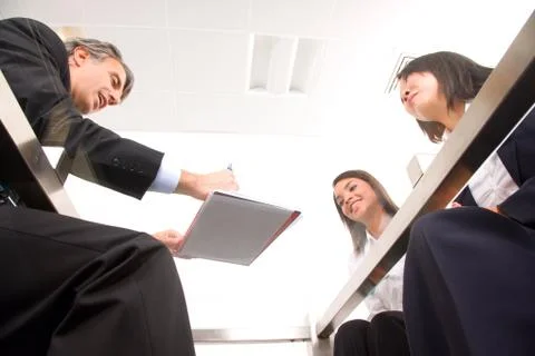 Working meeting in office Stock Photos