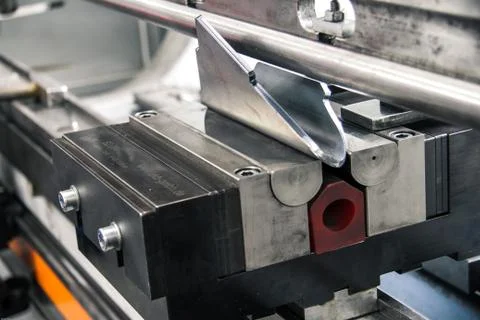 Working on metal part 스톡 사진