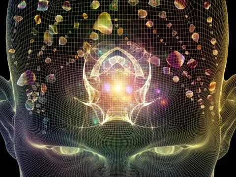 Working Mind Stock Illustration