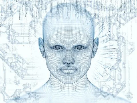 Working Mind Stock Illustration