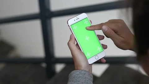 Working on mobile phone. Stock Footage 96112547