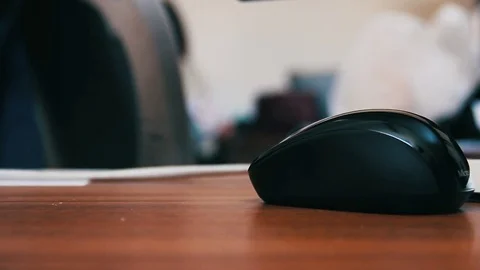 Working on mousepad 스톡 동영상 77835432