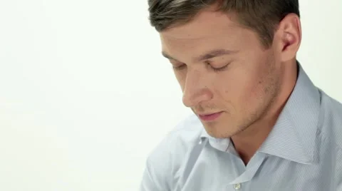 Working on a notebook Stock Footage 67860943