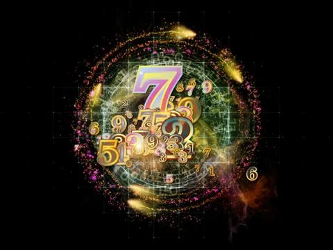 Working Numbers Stock Illustration