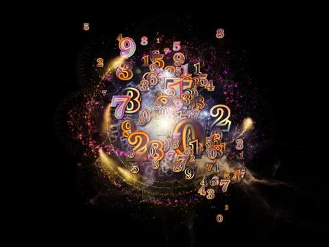 Working Numbers Stock Illustration