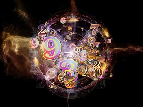 Working Numbers Stock Illustration