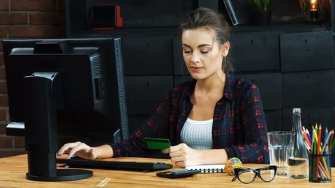 Working in office alone concept Stock Footage 92092998