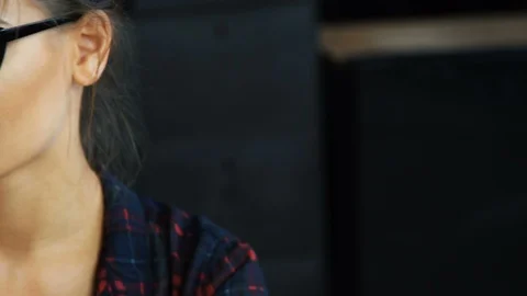 Working in office alone concept Stock Footage 92096024