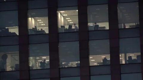 Working at the office Stock Footage 69221961