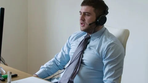 Working in Office Stock Footage 71381276