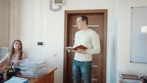 Working in office Stock Footage 72619028