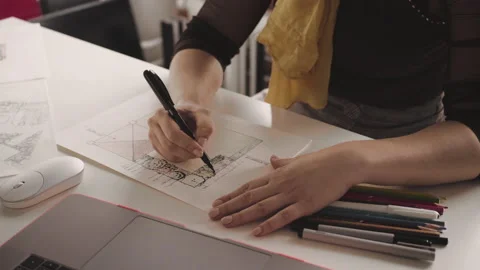 Working in the office Stock Footage 158056738