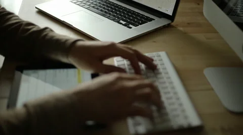 Working at the office on a new design Stock Footage 53111521