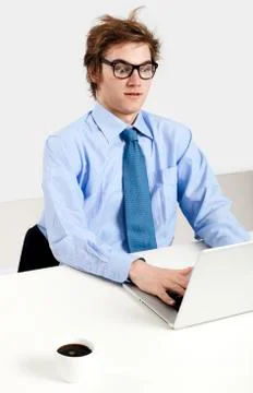 Working in the office Stock Photos