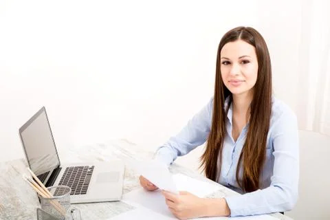 Working at the office Stock Photos