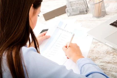 Working at the office Stock Photos