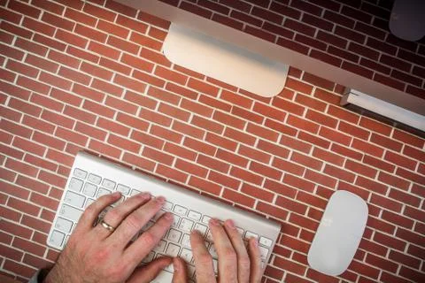 Working in office Foto stock