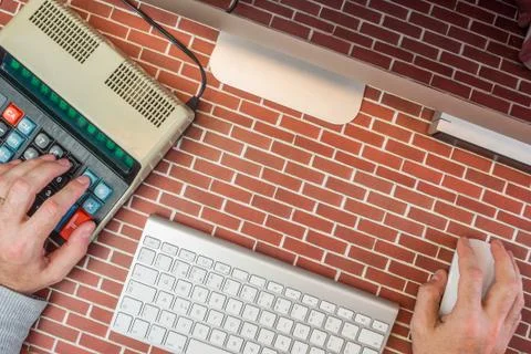 Working in office Stock Photos