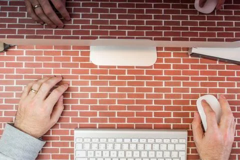 Working in office Stock Photos