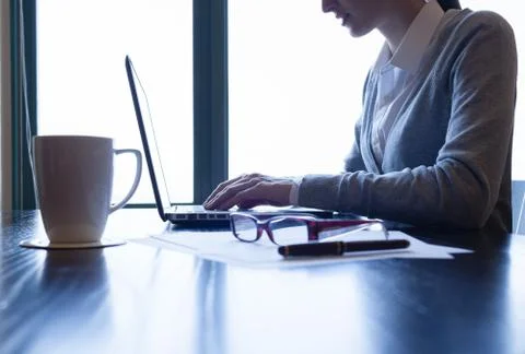 Working in the office Stock Photos