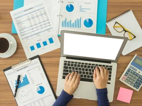 Working in office Stock Photos