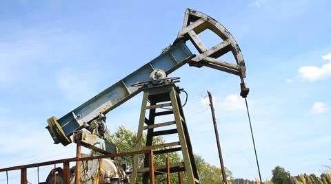 Working on the oil pump Stock Footage 62555240