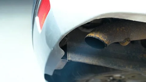 Working Old Car Exhaust 動画素材 266411032