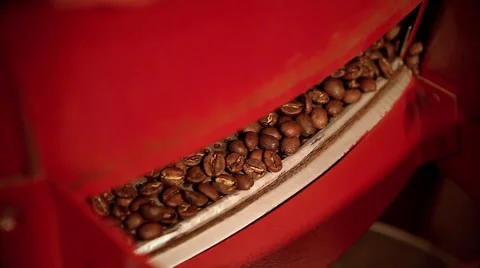 Working of old coffee machine Stock Footage 64071730