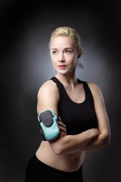 Working out to keep fit Stock Photos