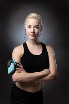 Working out to keep fit Foto stock