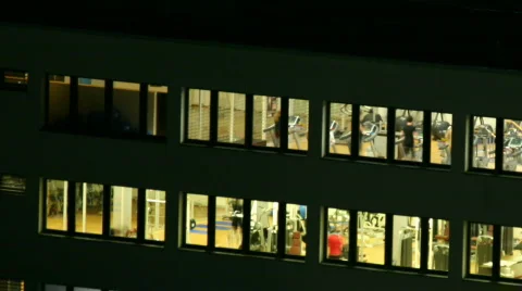 Working out - time lapse Stock Footage 139557