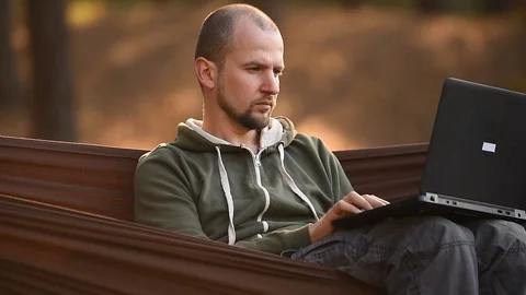 Working outdoor Video stock 128126459