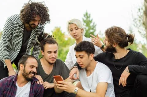 Working Outdoors with Technology Stock Photos