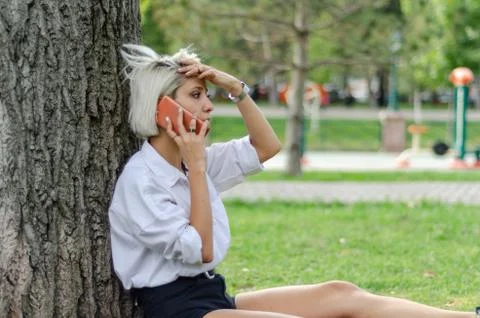 Working Outdoors with Technology Stock Photos