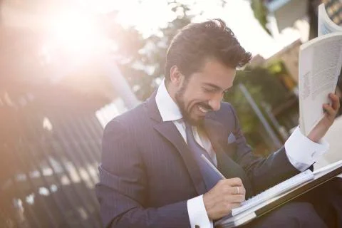 Working outside Stock Photos