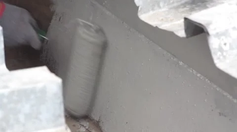 Working with paint roller 스톡 동영상 68893641