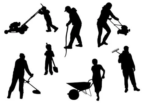 Working people Stock Illustration