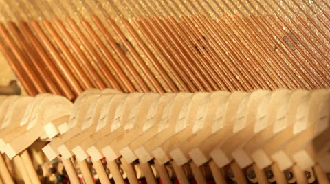 Working Piano Hammer Stock Footage 39298254