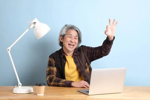 At Working Place Stock Photos