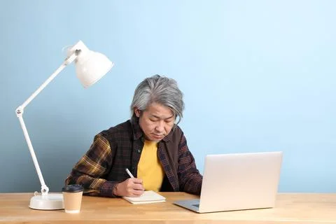 At Working Place Stock Photos