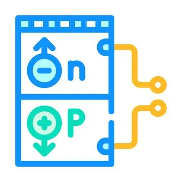 Working principle color icon vector illustration color Stock Illustration