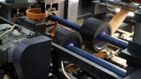 Working printing equipment in a typography workshop Stock Footage 225262007