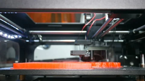 Working process of actual 3d printer 動画素材 89940394